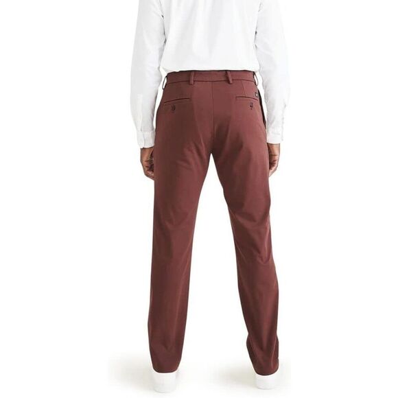 Dockers City Tech 354770036 Trouser Mens Bitter Chocolate Cotton Slim Fit MCWW57 - Picture 6 of 9